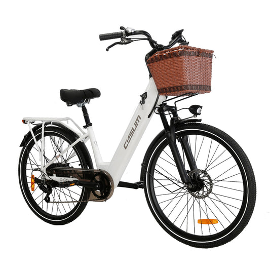 CYSUM X-City women e bike - 26 inch aluminum, 250w 10Ah, top speed 25km/h, EN certified