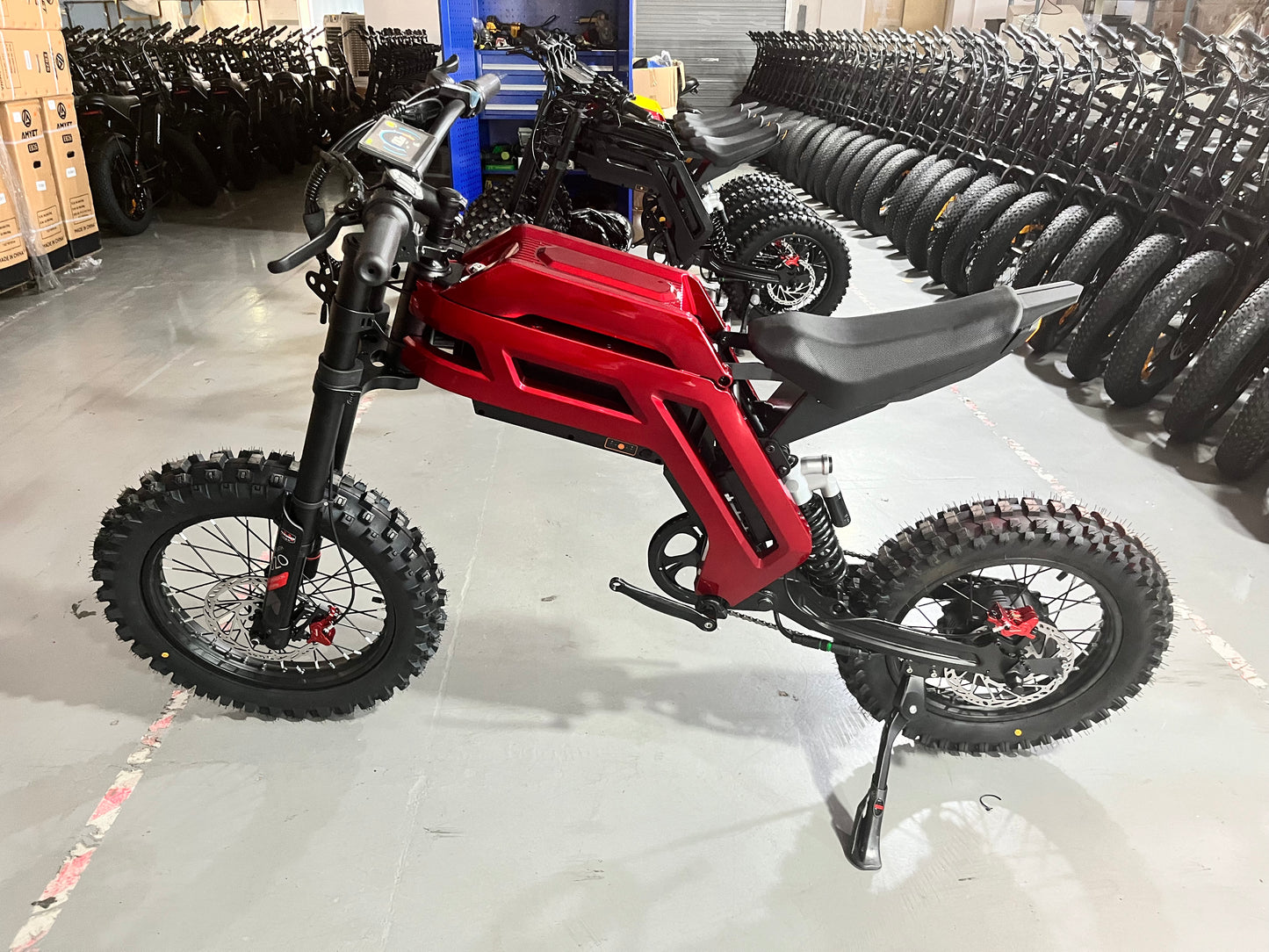 Off road high speed powerful electric motorcycle ebike 22.5 inch, 3000w, max 70km/h