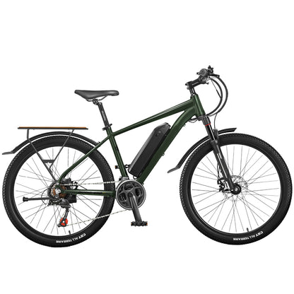 Aluminum mountain ebike - 26 inch tire, portable battery, speed 25km/h